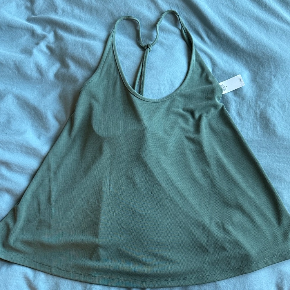 Old Navy Olive Green Racerback Tank Top